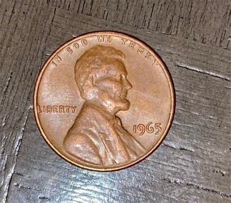 The 1982 zinc penny with no mint mark and the large date is worth around 0. . 1965 penny no mint mark